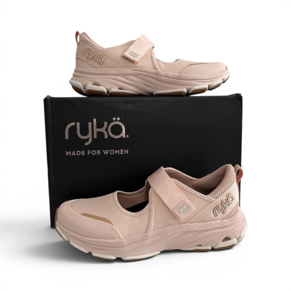 Ryka Women's Devotion Max Mary Jane Walking Shell Pink Sneakers, NEW! Size 11M - Picture 3 of 9